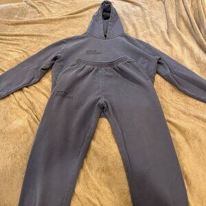 White Fox Hoodie and Sweatpants Set